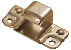 Keeper Plate for CatchBolt Mild Steel Zinc Plate Passivate (Yellow)