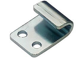 Catch Plate for Toggle Latch Mild Steel Zinc Plate Passivate (Silver Blue)