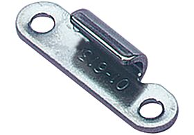 Catch Plate for Toggle Latch Mild Steel Zinc Plate Passivate (Silver Blue)