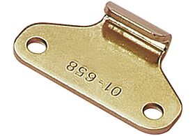 Catch Plate for Toggle Latch Carbon Steel Zinc Plate Passivate (Yellow)