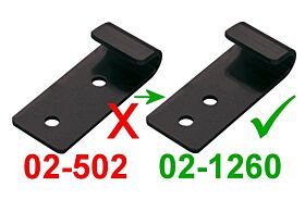 Catch Plate for Toggle Latch Mild Steel Black