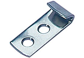 Catch Plate for Toggle Latch Mild Steel Zinc Plate Passivate (Silver Blue)