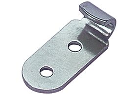 Catch Plate for Toggle Latch Carbon Steel Zinc Plate Passivate (Silver Blue)