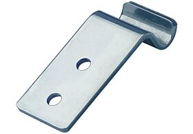 Catch Plate for Toggle Latch Mild Steel Zinc Plate Passivate (Silver Blue)