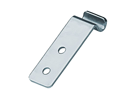 Catch Plate for Toggle Latch Mild Steel Zinc Plate Passivate (Silver Blue)