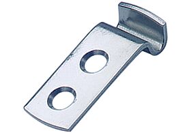 Catch Plate for Toggle Latch Mild Steel Zinc Plate Passivate (Silver Blue)