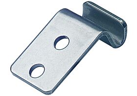 Catch Plate for Toggle Latch Mild Steel Zinc Plate Passivate (Silver Blue)
