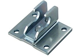 Catch Plate for Toggle Latch Mild Steel Zinc Plate Passivate (Silver Blue)