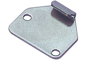 Catch Plate for Toggle Latch Mild Steel Zinc Plate Passivate (Silver Blue)