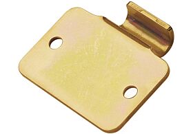 Catch Plate for Toggle Latch Carbon Steel Zinc Plate Passivate (Yellow)
