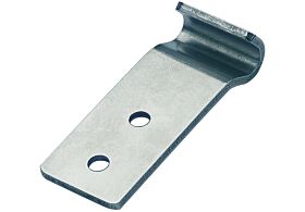 Catch Plate for Toggle Latch Mild Steel Zinc Plate Passivate (Silver Blue)