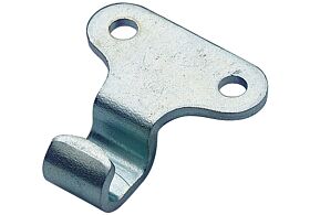 Catch Plate for Toggle Latch Mild Steel Zinc Plate Passivate (Silver Blue)
