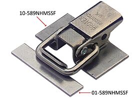 Non-Adjustable Toggle Latch Light Duty Mild Steel (Natural)