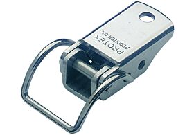 Spring Claw Toggle Latch Light Duty Mild Steel Zinc Plate Passivate (Silver Blue)