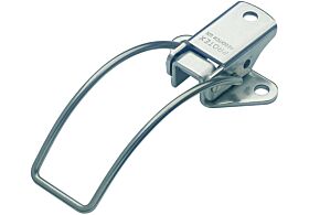 Spring Claw Toggle Latch Light Duty Mild Steel Zinc Plate Passivate (Silver Blue)