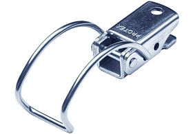 Spring Claw Toggle Latch Light Duty Mild Steel Zinc Plate Passivate (Silver Blue)