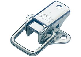 Non-Adjustable Toggle Latch Light Duty Mild Steel Zinc Plate Passivate (Silver Blue)