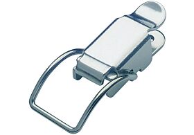 Spring Claw Toggle Latch Light Duty Mild Steel Zinc Plate Passivate (Silver Blue)