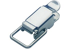 Non-Adjustable Toggle Latch Light Duty Mild Steel Zinc Plate Passivate (Silver Blue)