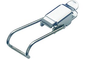 Spring Claw Toggle Latch Light Duty Mild Steel Zinc Plate Passivate (Silver Blue)