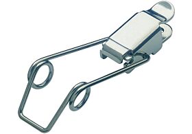 Spring Claw Toggle Latch Light Duty Mild Steel Zinc Plate Passivate (Silver Blue)