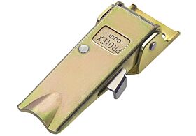 Adjustable Undercentre Toggle Latch with Safety Catch Light Duty Mild Steel Zinc Plate Passivate (Yellow)