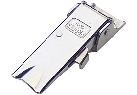 Adjustable Undercentre Toggle Latch with Safety Catch Light Duty Stainless Steel (Natural)