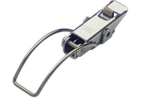 Spring Claw Toggle Latch with Safety Catch Light Duty Stainless Steel (Natural)