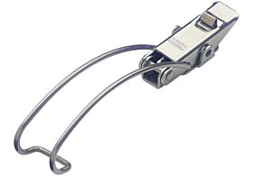 Spring Claw Toggle Latch with Safety Catch Light Duty Stainless Steel (Natural)