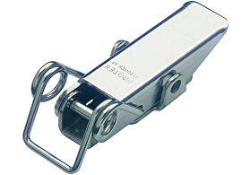 Spring Claw Toggle Latch Light Duty Mild Steel Zinc Plate Passivate (Silver Blue)