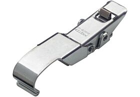 Non-Adjustable Toggle Latch with Safety Catch Light Duty Stainless Steel (Natural)