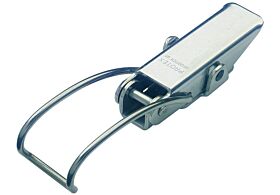 Spring Claw Toggle Latch Light Duty Mild Steel Zinc Plate Passivate (Silver Blue)