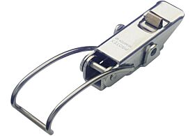 Spring Claw Toggle Latch with Safety Catch Light Duty Stainless Steel (Natural)