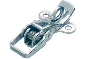 Non-Adjustable Toggle Latch Light Duty Padlockable Mild Steel Zinc Plate Passivate (Silver Blue)
