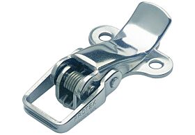 Non-Adjustable Toggle Latch Light Duty Mild Steel Zinc Plate Passivate (Silver Blue)