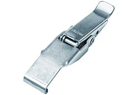 Non-Adjustable Latch Medium Duty Mild Steel Zinc Plate Passivate (Silver Blue)