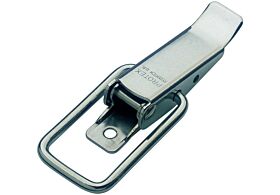 Non-Adjustable Latch Medium Duty Mild Steel Zinc Plate Passivate (Silver Blue)