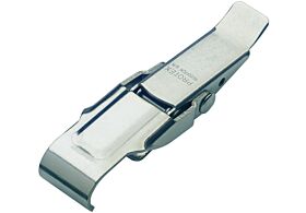 Non-Adjustable Latch Medium Duty Mild Steel Zinc Plate Passivate (Silver Blue)