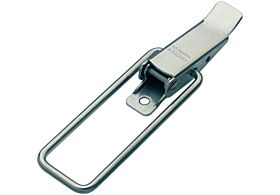 Non-Adjustable Latch Medium Duty Mild Steel Zinc Plate Passivate (Silver Blue)