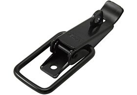 Non-Adjustable Latch Medium Duty Padlockable Mild Steel Black