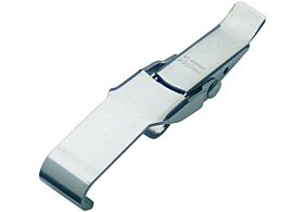 Non-Adjustable Latch Medium Duty Mild Steel Zinc Plate Passivate (Silver Blue)