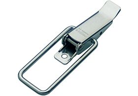 Non-Adjustable Latch Medium Duty Mild Steel Zinc Plate Passivate (Silver Blue)