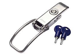 Spring Claw Latch with Torx Key Lock Medium Duty Stainless Steel (Natural)