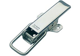 Non-Adjustable Latch Medium Duty Mild Steel Zinc Plate Passivate (Silver Blue)