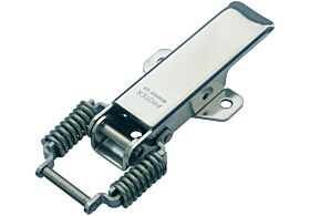 Spring Claw Latch Medium Duty Mild Steel Zinc Plate Passivate (Silver Blue)