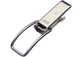 Spring Claw Latch with Safety Catch Medium Duty Stainless Steel (Natural)