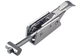 Adjustable Toggle Latch Heavy Duty Padlockable Stainless Steel (Natural)