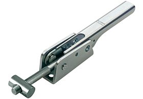 Adjustable Toggle Latch Heavy Duty Padlockable Mild Steel Zinc Plate Passivate (Silver Blue)