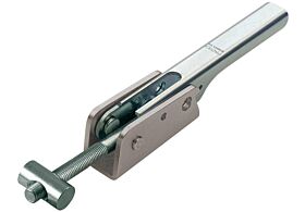 Adjustable Toggle Latch Heavy Duty Padlockable Mild Steel Zinc Plate Passivate (Silver Blue) Self Finish Base