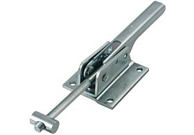 Adjustable Toggle Latch Heavy Duty Padlockable Mild Steel Zinc Plate Passivate (Silver Blue)